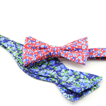 100% Silk Fabric Custom Made Handsome Bow Ties For Men